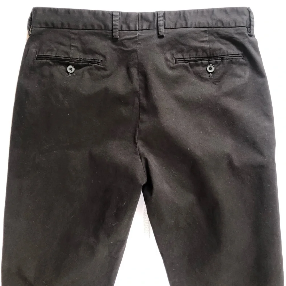 J Crew Flex Style G1355 Black Pants Size 34W 34L